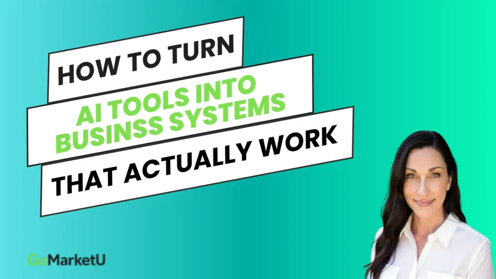 Business owner reviewing AI workflow automation system on laptop to improve marketing and operations efficiency